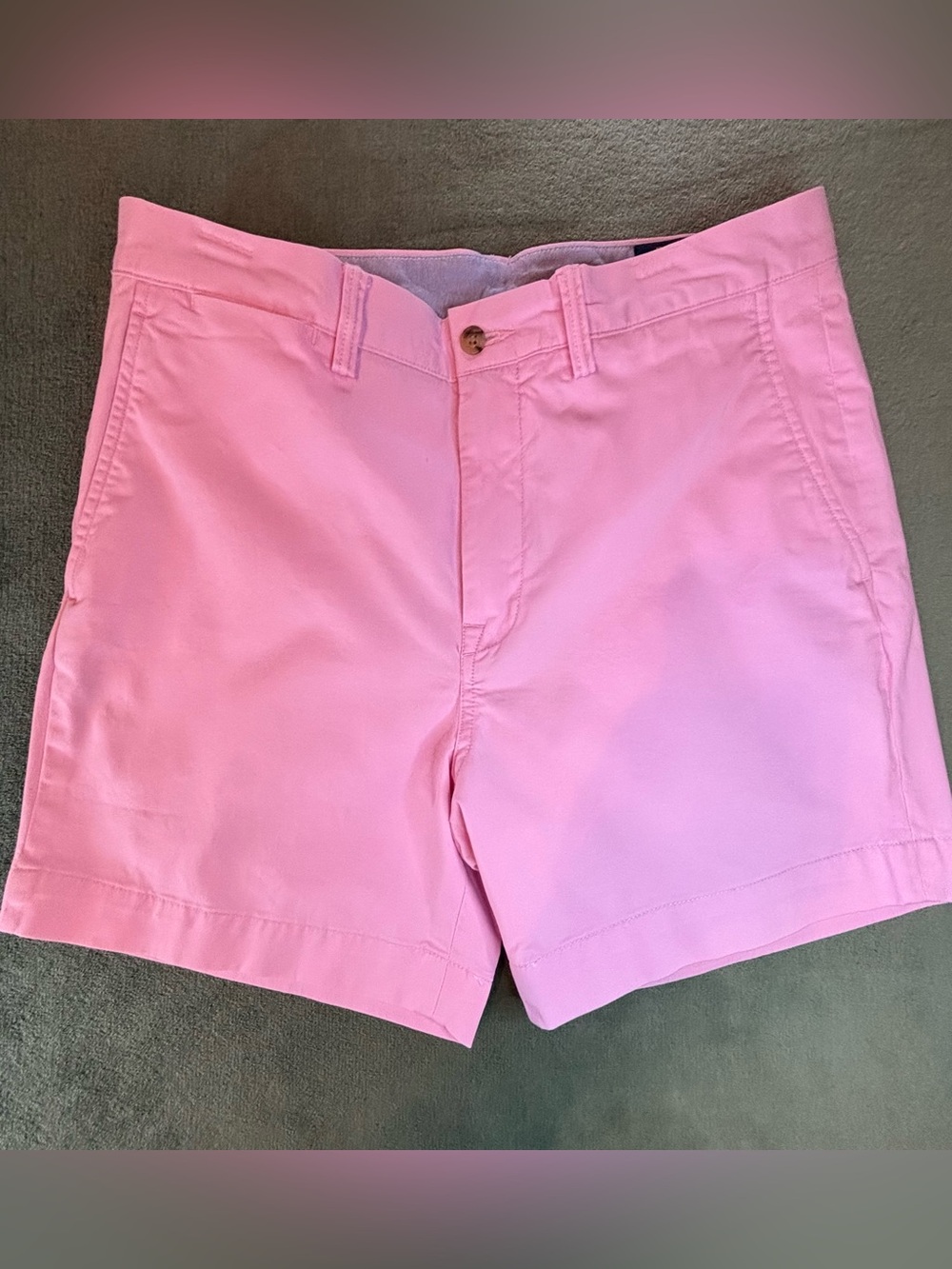Ralph Lauren Light Pink Cotton Chino Shorts, Size: 32. (6377)